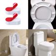 Tampons Abattant WC 8 Pièces Patins pour Abattant de Toilette-2