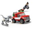 SHOT CASE - LEGO 76946 Jurassic World La Capture des Vélociraptors Beta et Blue, Véhicules a Construire et Minifigurines de Gardie-2