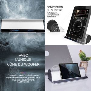 Enceinte Bluetooth Avec Support Téléphone – Son Qualité Et Design Malin