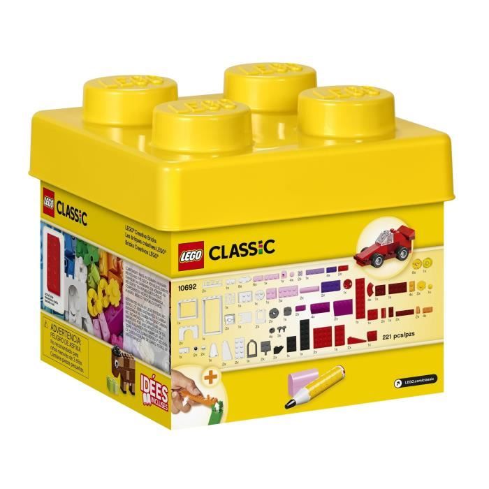 LEGO Classic : Ensemble de briques créatives avec boîte de rangement (10692)