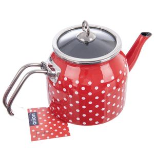 Beka - Plat à oeuf en acier émaillé rouge