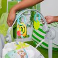BRIGHT STARTS Playful Paradise balancelle portable pour bébé, compacte et automatique avec musique, dès la naissance-7