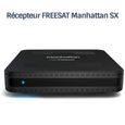 Récepteur décodeur satellite HD FREESAT Manhattan SX, 200 chaînes satellite anglaises, 13 chaînes HD anglaises, sans abonnement-0