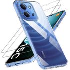 Coque Pour Xiaomi Redmi 15C + 2x [Verre de Protection] Souple Silicone Léger Transparent Antichoc - New&Teck