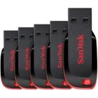 5 x SanDisk Cruzer Blade 16 Go Clé USB (paquet de cinq)