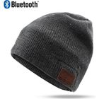 SUNNZO Fashion Bluetooth en Tricot Bonnet avec Musique Stéréo et Main-Libres, épais Doux pour Hommes et Femmes de Cadeau de Noël (Noir)