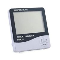 Hygromètre numérique Température intérieure et mètre d'humidité pour la chambre de lit batterie incluse Pratique