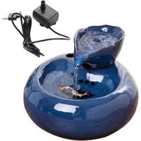 Fontaine à eau pour animal domestique-Fontaine à eau en céramique ultra silencieuse-Distributeur d'eau pour chat et petit chien-USB