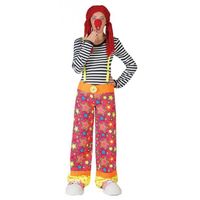 Pantalon de Clown Mixte - Adulte - L - 40-42 - Multicolor