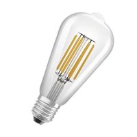 OSRAM LED Energy Saving Lamp, Edison Filament, E27, Warm White (3000K), 4 watt, remplace une ampoule de 60W, très efficace et