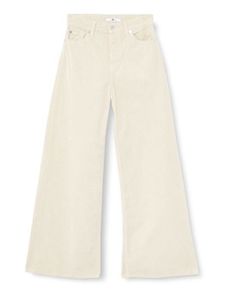 SHORT Short 7 for all mankind - JSZOB770WW - Women's Zoey Corduroy Winter White Trousers
