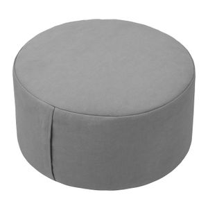 Coussin De Méditation En Forme De Demi-lune Aux Cosses De Sarrasin Biologique Directement Rempli