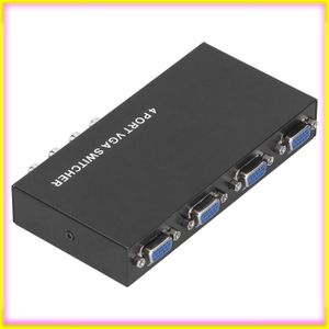 Commutateur VGA 2 Entrées 1 Sortie – Sélecteur Écran Multi-Ordinateurs Plug & Play