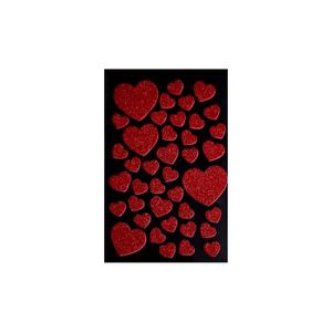 Stickers coeur rouge - Cdiscount
