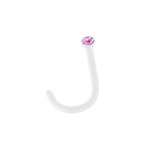 Opale Crystal Body Piercing Lèvre Nez Stud Labret Anneau Bar Club Bijoux 6-8 mm Ly