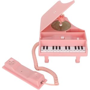 Téléphone fixe Téléphone Filaire - Marque - Modèle - Style Piano 