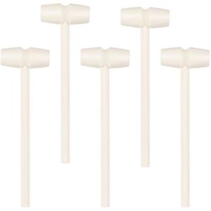jojofuny 24Pcs Mini Marteau en Bois Maillet Maillet de Crabe Marteaux de Crabe Jouet Marteau Mignon Battant Jouets Marteau Jouet pour Garçons Filles Enfants 