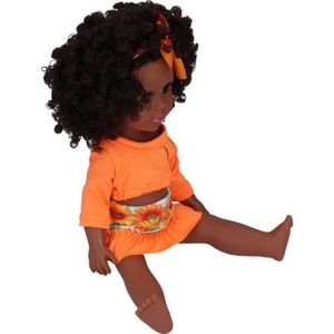 POUPÉE HURRISE Poupées bébé 14in bébé Reborn poupée africaine fille noire poupée réaliste bébés fille enfant cadeau jouets(Q14-25