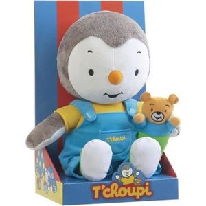 PELUCHE Jemini T'choupi - Peluche Tchoupi 30 cm avec ourso