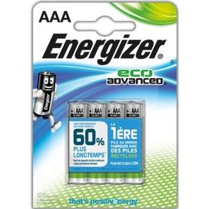 PILES ENERGIZER 4 Piles LR03/AAA Ecoadvanced