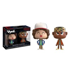 FIGURINE - PERSONNAGE Funko - Figurine Stranger Things - 2Pack Dustin & Lucas Vynl 10cm