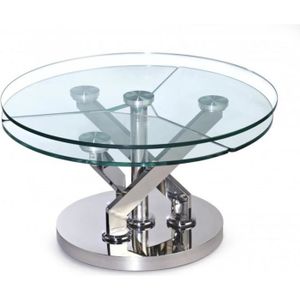 TABLE BASSE Table basse - INSIDE 75 - CARROUSEL - Plateaux piv