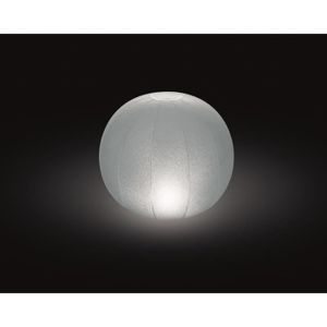 PROJECTEUR - LAMPE Lampe flottante Led boule INTEX - Blanc, turquoise, bleu et violet - Capteur tactile et basse tension