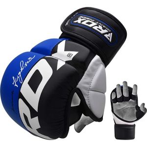 Muay Thai ZooBoo Gants MMA UFC avec mat/ériau /à Haute r/ésistance pour Homme et Femme Protection des Poignets sans Doigts pour entra/înement Boxe Kickboxing