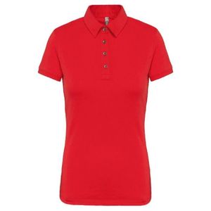 POLO Polo jersey manches courtes - Femme - K263 - rouge