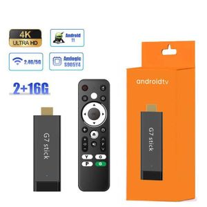 BOX MULTIMEDIA Clé TV Android 11.0 fire tv stick wifi HD G7 S905Y