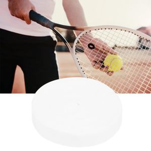 CORDAGE BADMINTON Pwshymi Bandeau anti-transpiration 10M Ruban de Poignée de Raquette de Badminton Antidérapant sport cordes Blanc