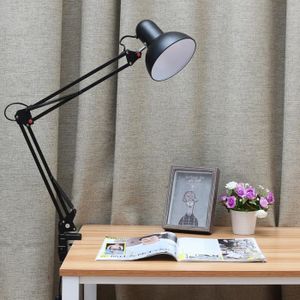 LAMPE A POSER TEMPSA Lampe de Table Flexible Bras Oscillant Pince Montage Lampe de Lecture Étude Maison Bureau Lumière Oeil Protéger