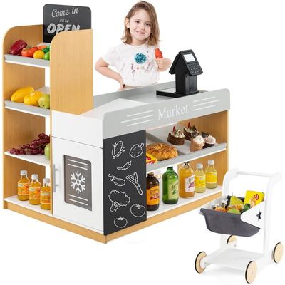 Chariot à Glaces pour Enfant, jeu à Crème Glacée Enfant avec Roues, Accessoires, Jeu d'Imitation 3+ Ans (Vert) | Leroy Merlin
