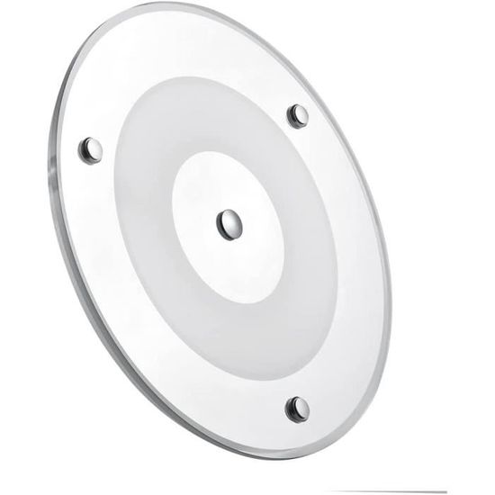 Dioche Lumières de camping‑car Plafonnier 12V/24V Lampe de Lecture Intérieure LED avec