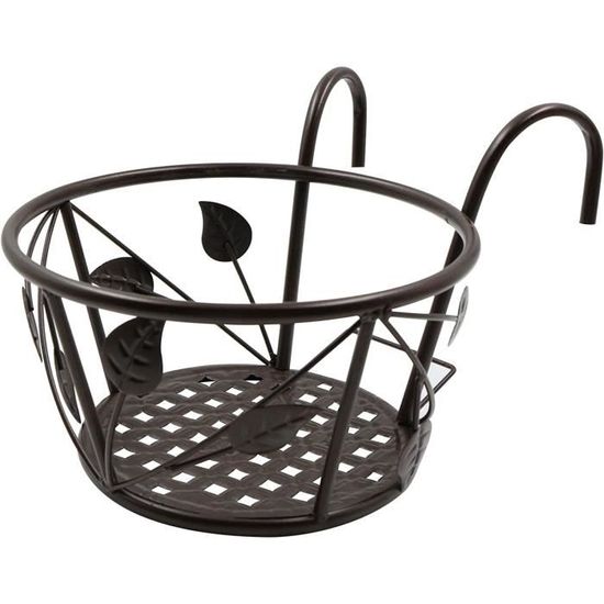 Support Pot De Fleurs Suspendu Sosoport Antirouille - Installation Facile Balcon Jardin