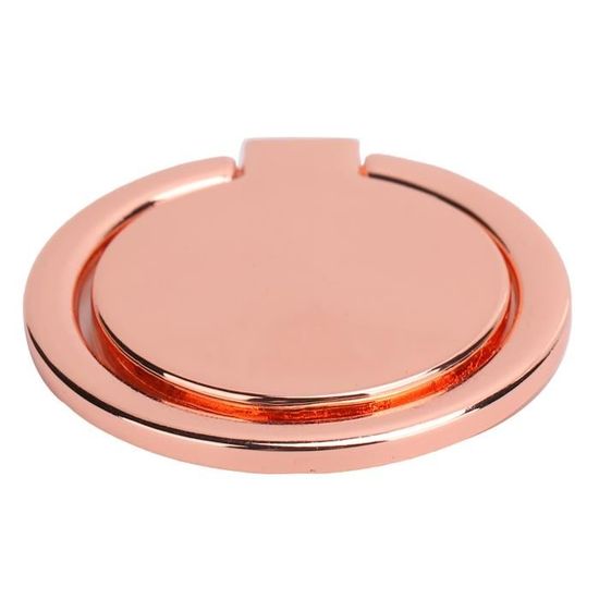 Support Téléphone Magnétique Anneau 360° - Universel, Métal, Fixation Collante - Neuf
