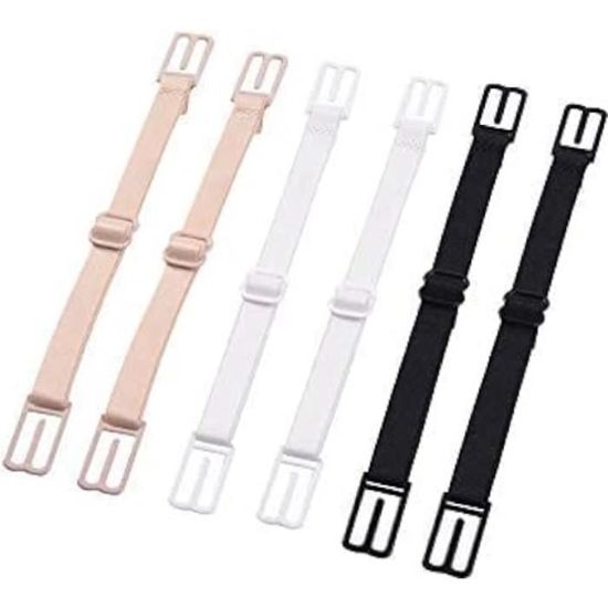 6 Pièces Attache Bretelle Soutien Dos Clips De Sangle De Élastiques Pour