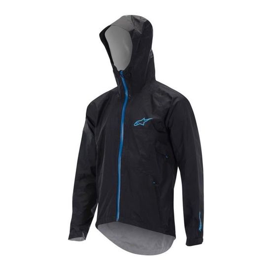 Veste Imperméable VTT Homme Rusty Zipper – Noire, Taille S (neuf Avec étiquettes)