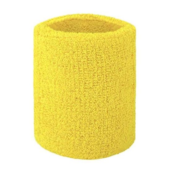 BOSS - Bracelets anti-transpiration de sport en coton mélangé à rayures
