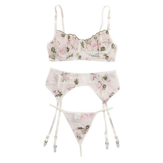 bustier ampli en dentelle avec bretelles amovibles - jaune