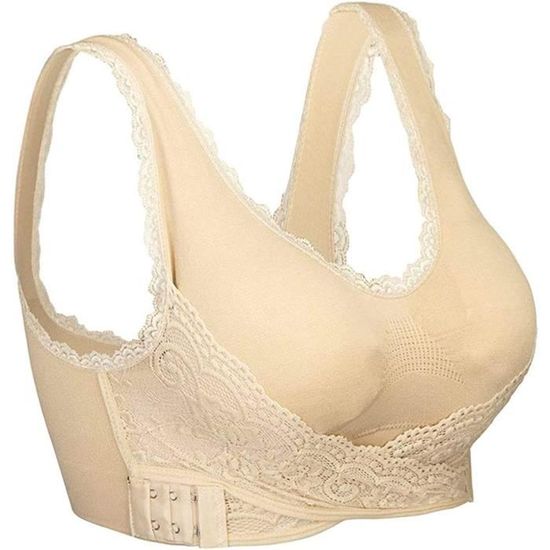 Soutien-gorge De Sport Femme Sans Armatures Oufusilk - Découpe Devant, Dos Nu - Pour Yoga, Fitness, Quotidien