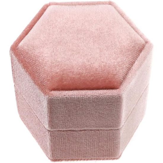 Boîte à Bague De Fiançailles En Velours Classique - Rouge Foncé (P4X49563, Neuf)