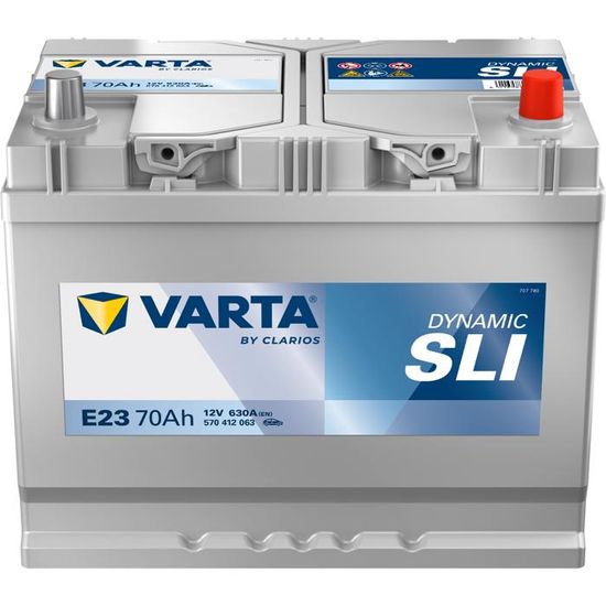 Varta Batterie Auto E23 Droite 12v 70ah 630a Cdiscount Auto