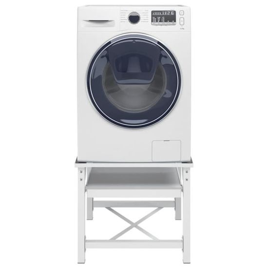 Étagère Lave-linge & Sèche-linge Réglable - Gain De Place, Rangement Buanderie, Salle De Bain, Cuisine