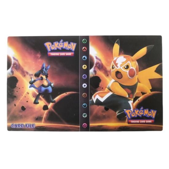 ALBUM PHOTO,25Livre De Cartes Pokémon Pour Enfants, 4 Pochettes, 240 Livres De Jeu, Collection