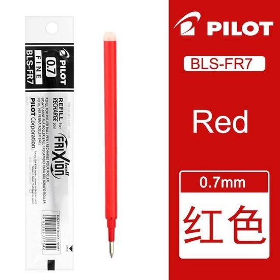STYLO,Rouge-4 Pcs--Bille de recharge pour stylo Frixion 8-10mm, 4-6-0.7  pièces-Lot, pilote effaçable - Cdiscount Beaux-Arts et Loisirs créatifs