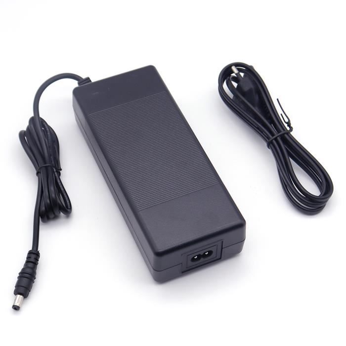 Chargeur de batterie au Lithium 54.6V 2A pour trotinette electrique Kugoo G2 Pro, adaptateurs d'alimentation pèse environ 515g