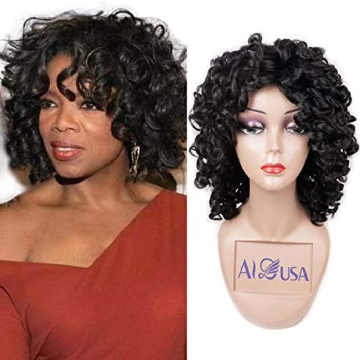 Shampoing - Shampoing Sec IPHA8 perruques bouclées courtes armure perruque de cheveux lâche moelleux ondulé big curl afro perruque d