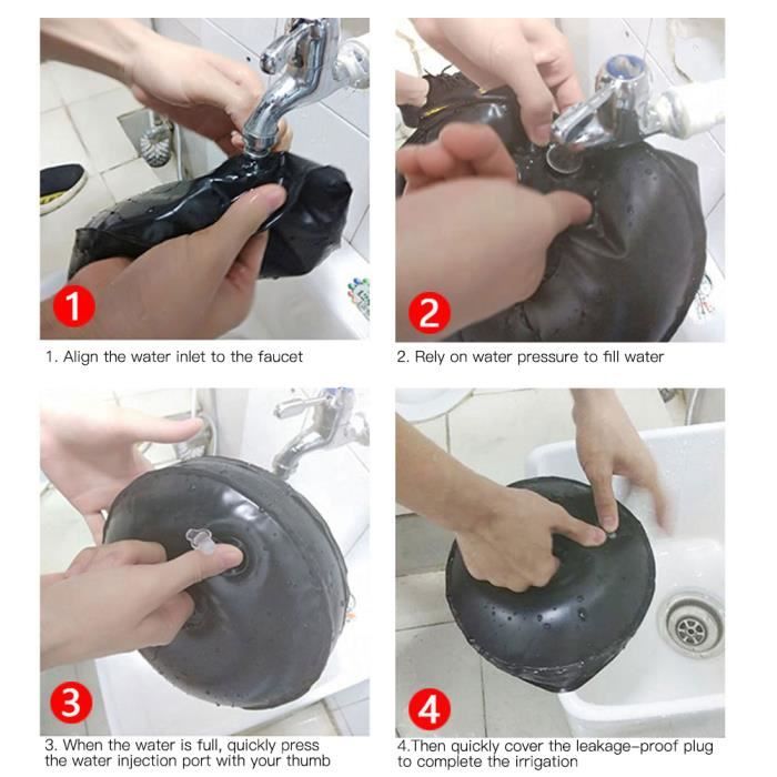 Équipement à la maison d'entraînement musculaire de bras d'haltère rempli d'eau réglable portatif de remise en forme (20-25 kg noir)