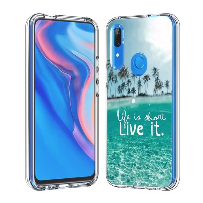 Coque - Silicone Pour Huawei P Smart Z 6.59- Antichoc Doux TPU Coussin Cover - La mer
